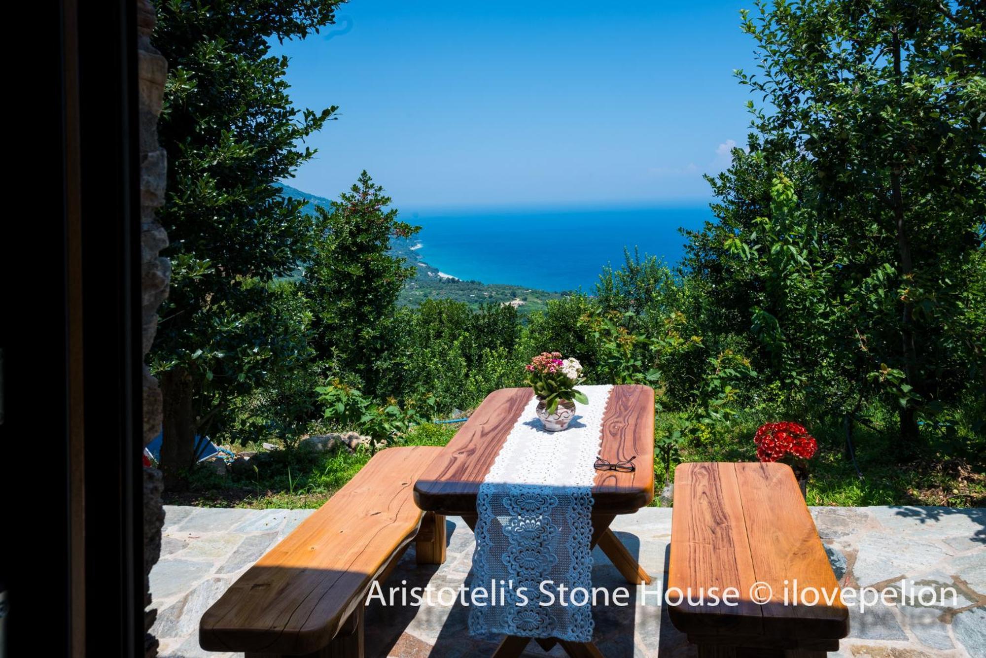Aristoteli'S Stone House Makrirrakhi Exterior photo