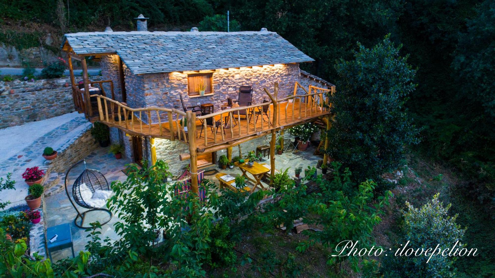 Aristoteli'S Stone House Makrirrakhi Exterior photo